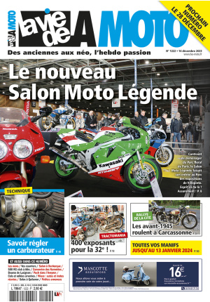 La Vie de la Moto n° 1222 du 14/12/2023