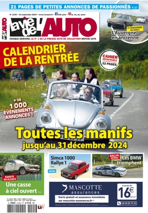 La Vie de l’Auto n° 2145 du 12/09/2024