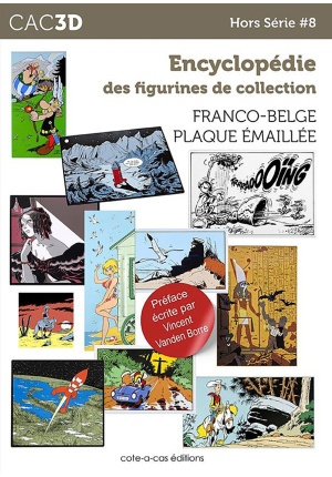 Encyclopédie des figurines de collection franco-belge, plaque émaillée