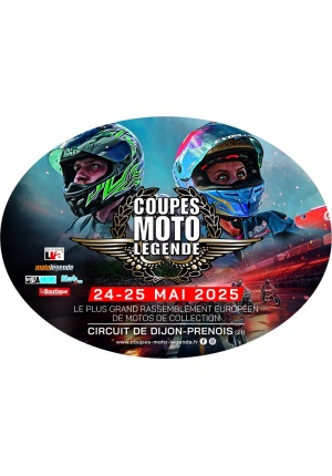 Plaque collector Coupes Moto Légende 2025