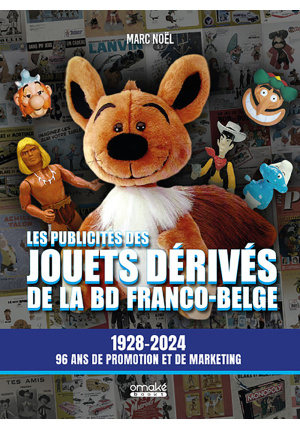 Publicites des jouets derives de la bd franco