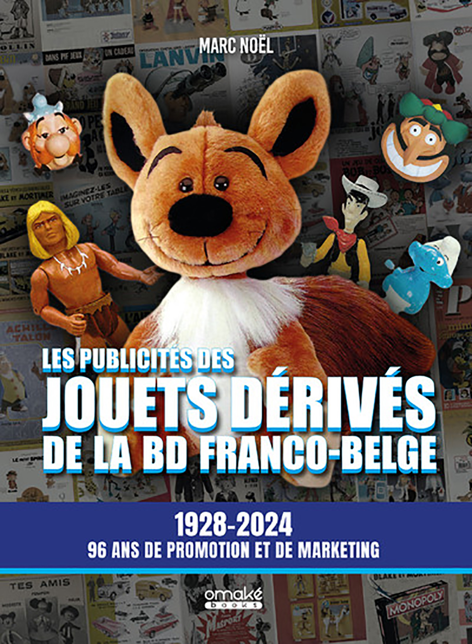 Publicites des jouets derives de la bd franco